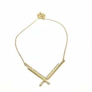 CC Skye Moon Gold Beam Necklace